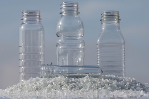 bottiglie pet riciclato