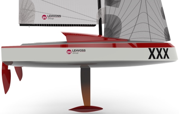 Levhoss barca vela stampata 3d