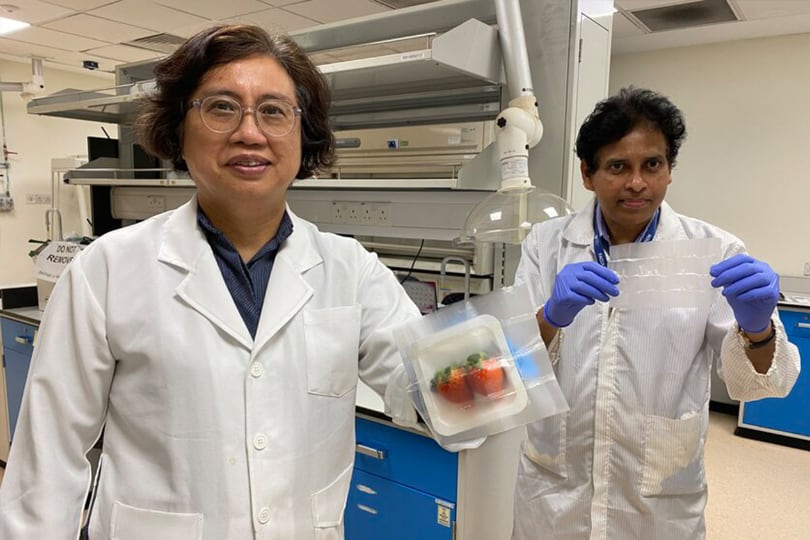 NTU imballaggio biobased antimicrobico