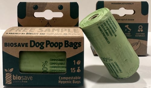BioSave PlasticFree sacchetti deiezione cane 