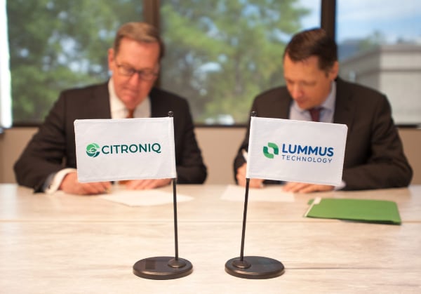 Citroniq Lummus technology firma accordo bioPP
