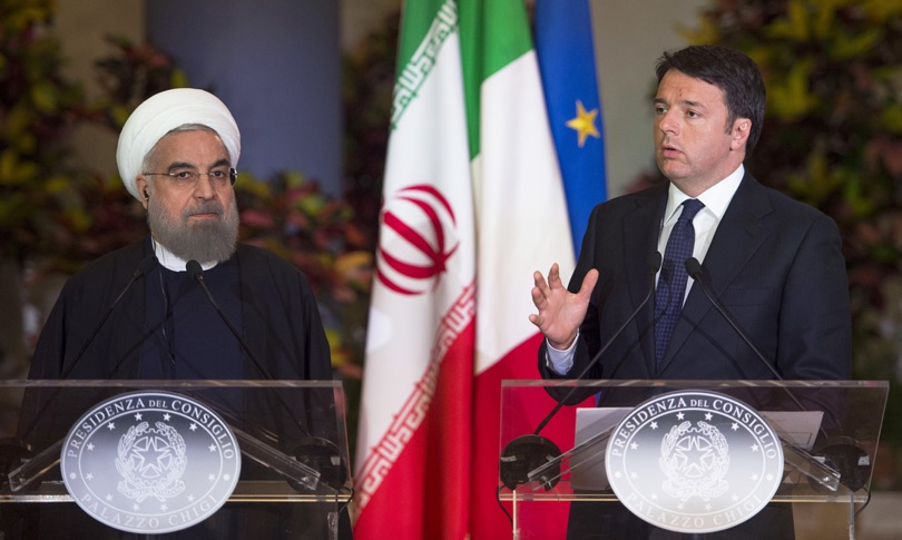 Renzi e Rouhani