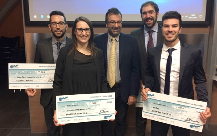 Assocompositi premiazioni tesi di laurea