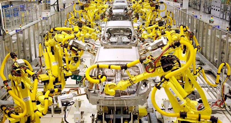 robot industria auto