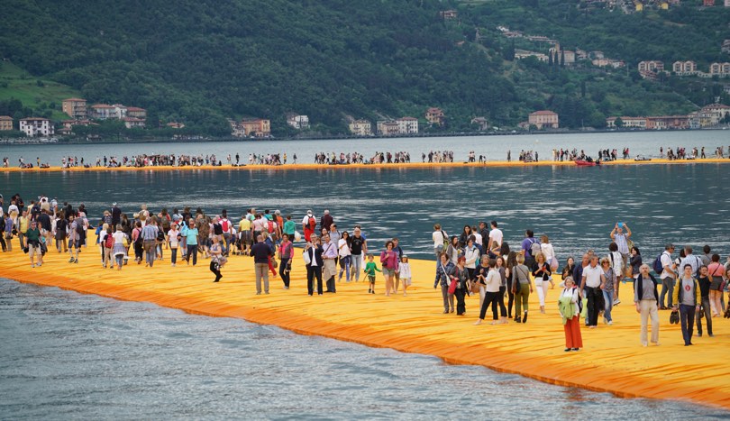 The Floating Piers Photo: Wolfgang Volz © 2016 Christo