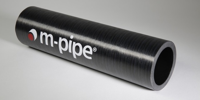 m-pipe Magma in Victrex e fibre di carbonio