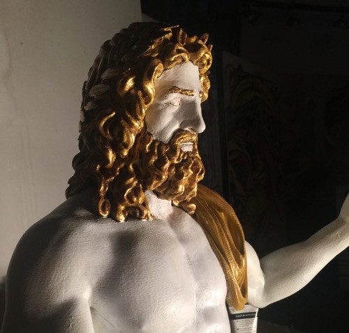 statua zeus in 3D