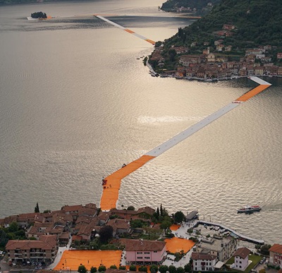 The Floating Piers - foto: Wolfgang Volz