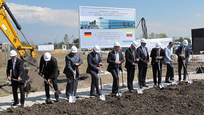 Multivac posa prima pietra Bulgaria