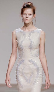 3D Printing and craftsmanship combined. © Iris van Herpen X Michel Zoeter